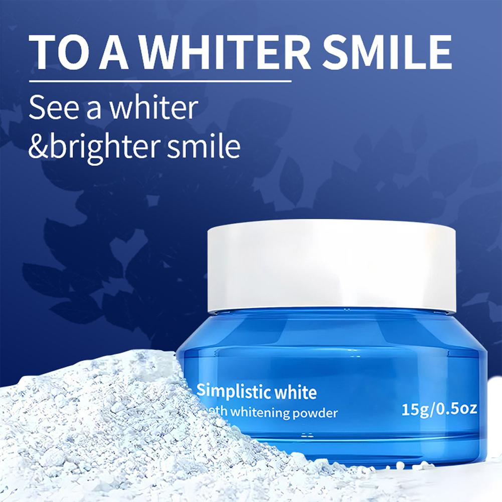 Teeth Whitening Near Me - Polvere Sbiancante per Denti Simplistic White,