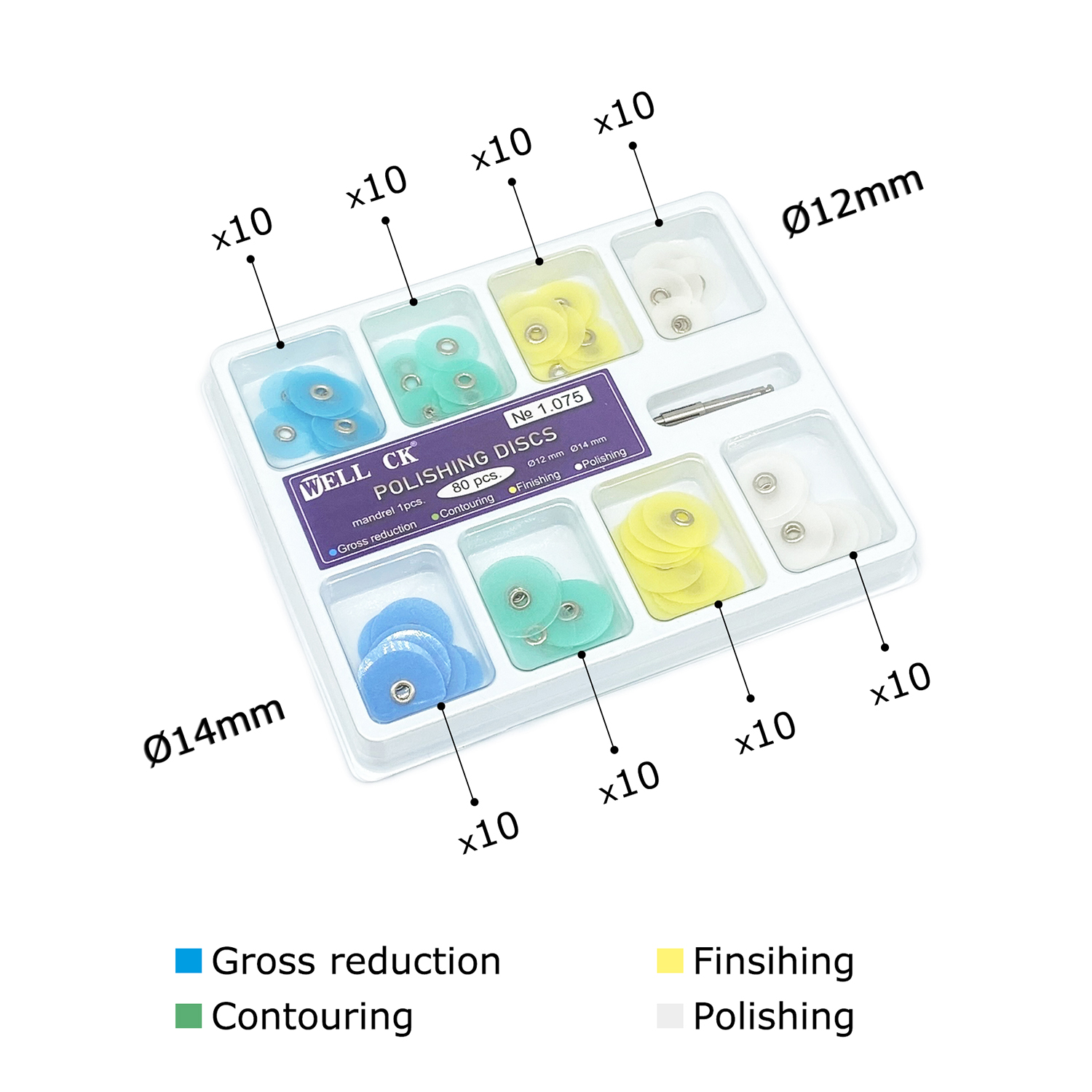 WELL CK 40/80 Pz Dischi Per Lu - Teeth Whitening Kit recensione e prezzo